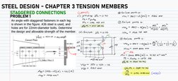 Staggered Connections in Steel Design | PDF