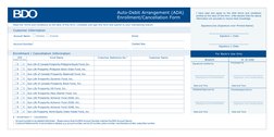 BDO Auto-Debit Arrangement Form | PDF | Payments | Debits And Credits