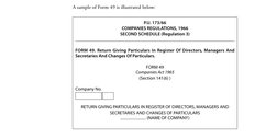 Sample Form 49 for Malaysia SSM | PDF | Official Documents | Justice