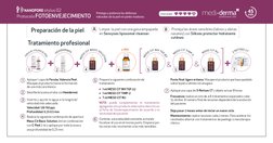 Limpie  la piel con una gasa empapada
en Sensyses liposomal cleanser.
 Proteja las áreas sensibles (labios y aletas 
nasales)