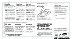 JUEGOS 
NIVELES y PUNTUACIÓN 
Cada vez que completes 100 órdenes en el juego SOLO, desbloquearás un nivel más desafiante del