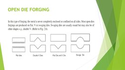 OPEN DIE FORGING 
