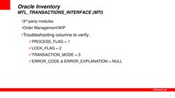 Oracle Inventory Transaction Types Guide | PDF | Oracle Database ...
