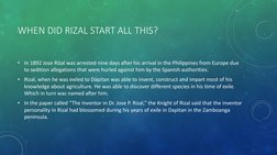 Rizal's Inventions and Discoveries in Dapitan | PDF | Nature