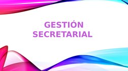 GESTIÓN 
SECRETARIAL 
