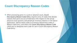 Cycle Counting Methods in Epicor | PDF | Inventory | Computing And ...