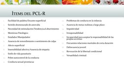 Pcl R Book Escala PCL-R: Evaluación de Psicopatía | PDF | Psicopatía | Sicología