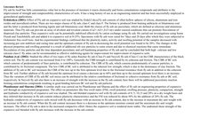 Literature Review 
Fly ash by itself has little cementatious value but in the presence of moisture it reacts chemically and f