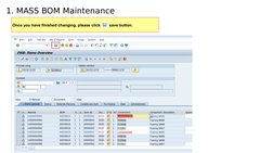 Mass BOM Maintenance in SAP CEWB | PDF