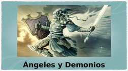 Ángeles y Demonios
