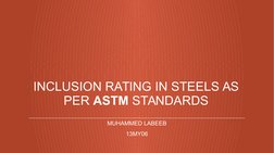ASTM E45 Inclusion Rating in Steel | PDF | Chemistry | Materials Science