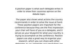 MUN Position Paper Guidelines | PDF | United Nations | International ...