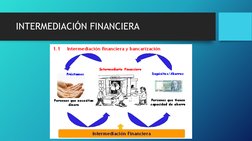 INTERMEDIACIÓN FINANCIERA
