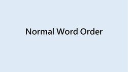 Inverted vs Normal Word Order Explained | PDF | Verb | Subject (Grammar)