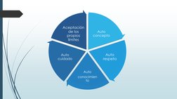 Auto 
concepto
Auto 
respeto
Auto
conocimien
to 
Auto 
cuidado
Aceptación 
de los 
propios 
límites
