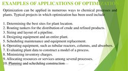 EXAMPLES OF APPLICATIONS OF OPTIMIZATION
10/3/2017
King Fasial University        College of Engineering       Department of C