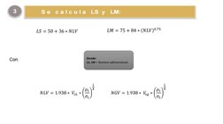 Donde:
LS, LM = Numero adimensional.
