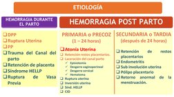 HEMORRAGIA DURANTE 
EL PARTO
DPP
Ruptura Uterina
PP
Trauma del Canal del
parto
Retención de placenta
Síndrome HELLP
Ru