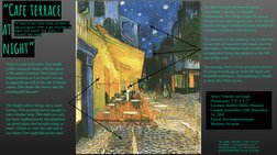 “Cafe terrace 
at
night”
“I have a terrible need of–dare I 
say–religion…then I go outside at 
night and paint the stars.” -