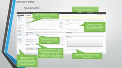 Panel de Control
Sección Entrantes: Webs o links a 
través de las cuales se ha  llegado 
a nuestro blog o a un post en 
espec