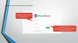 Entrar con el nombre de usuario y contraseña
Introduciremos nombre de usuario 
y contraseña que hemos creado al 
registrar el