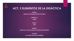 Elementos Clave de la Didáctica | PDF | Maestros | Evaluación
