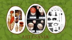 ARTESANÍA
ALFARERÍA
CERÁMICA
METALURGÍA
