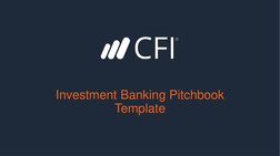 Investment Banking Pitchbook Template | PDF | Valuation (Finance) | Stocks