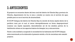 El proyecto se encuentra dentro del área rural del distrito de Chincha Baja, provincia de
Chincha, departamento de Ica, la zo