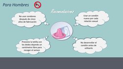 Para Hombres
Recomendaciones
Presione la tetilla con 
los dedos dejando un 
centímetro libre para 
recoger el semen
No usar c