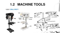 1.2   MACHINE TOOLS 
1.2.2.1  DRILL PRESS.
