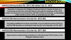 CSOP Framework and Guidelines Overview | PDF | Police | Community