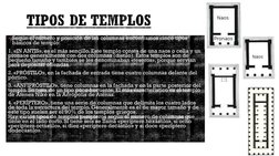 Según el número y posición de las columnas encontramos cinco tipos 
básicos de templo:
1. «IN ANTIS», es el más sencillo, Es