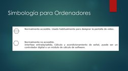 Simbología para Ordenadores
