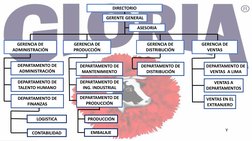 DIRECTORIO
GERENTE GENERAL
ASESORIA
GERENCIA DE 
ADMINISTRACIÓN
GERENCIA DE 
PRODUCCIÓN
GERENCIA DE 
DISTRIBUCIÓN
GERENCIA DE