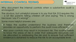 Controls vs Substantive Testing Explained | PDF | Internal Control | Audit