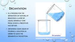 Sedimentation and Decantation Explained | PDF | Precipitation ...