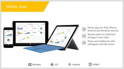 •Native apps for iPad, iPhone, Android and Windows devices•Receive alerts to important changes in your data•Share and collabo