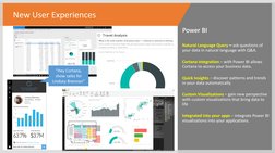 Natural Language Query –ask questions of your data in natural language with Q&A.
Cortana integration–with Power BI allows Cor