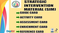 Strategic Intervention Material Guide | PDF | Teaching Method | Learning