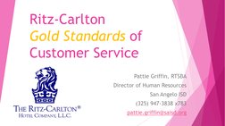 Ritz-Carlton Service Values Overview | PDF | Swot Analysis | Leadership