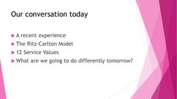 Ritz-Carlton Service Values Overview | PDF | Swot Analysis | Leadership