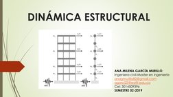 DINÁMICA ESTRUCTURAL
ANA MILENA GARCÍA MURILLO
Ingeniera civil-Master en ingeniería
anagmurillo82@gmail.com
agarci23@eafit.ed