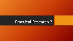 Practical Research 2
