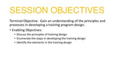 Training Design Sample | PDF | Competence (Human Resources) | Attitude ...