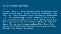 COLABORADORES EN ELPASADO
Iva Bittova, Jimmy Ortiz Chinchilla, Milán Herich, Peter Jasko, Edivaldo Ernesto, 
Horacio Macuacua