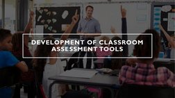 Classroom Assessment Tool Development | PDF | Multiple Choice ...