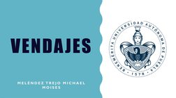 VENDAJES
M E L É N D E Z  T R E J O  M I C H A E L  
M O I S E S
