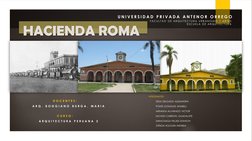 U N I V E R S I D A D  P R I V A D A  A N T E N O R  O R R E G O  
F AC U L T A D  D E  AR Q U I T E C T U R A  U R B AN I S