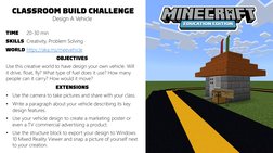 Minecraft Building Challenge Template.pdf Minecraft Classroom Build Challenges | PDF | Minecraft | Creativity